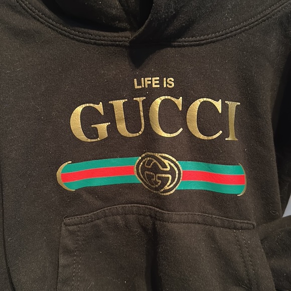 Kids ‘Gucci’ hooded sweatshirt. 2T - Picture 2 of 2